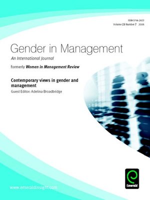 cover image of Gender in Management: An International Journal, Volume 23, Issue 7